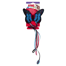 non-slip dog socks indoor Kong Butterfly Teaser Cat Toy, Blue