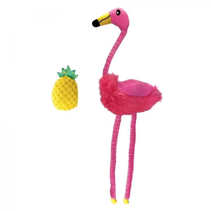 dog seatbelt clip for car safety KONG Cat Tropics Flamingo