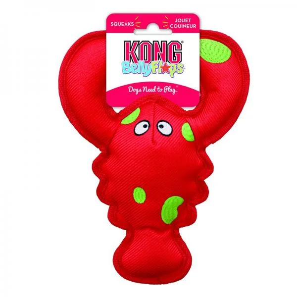 waterproof dog jacket for hiking Kong D Belly Flops Lobster Toy