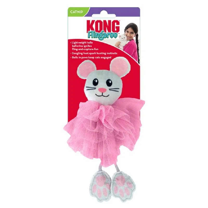 chew-resistant ferret hammock cozy KONG Flingaroo Tutu Assorted for Cats