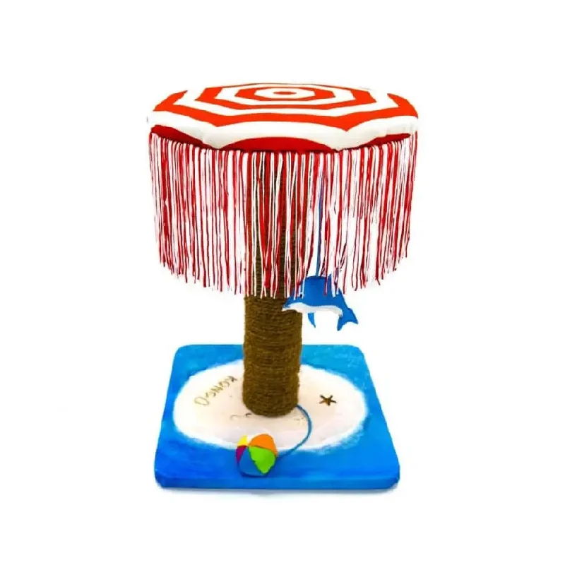soft fleece rat hammock multi-level KONG Play Spaces CATbana Cat Toys