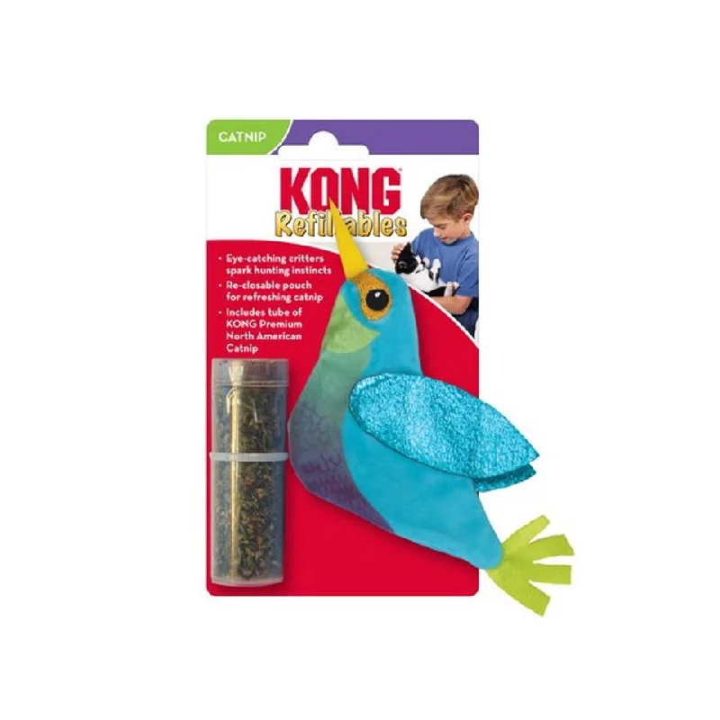 hamster hideaway with multiple entrances KONG Refillables Hummingbird for Cats