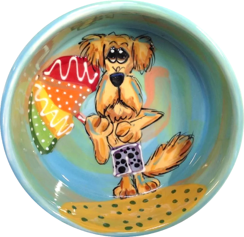pet carrier trolley bag rolling Labradoodle Dog Bowl