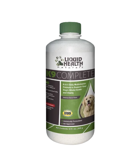 chew-resistant hamster wheel Liquid Health K9 Complete 8-in-1 Supplement for Dogs