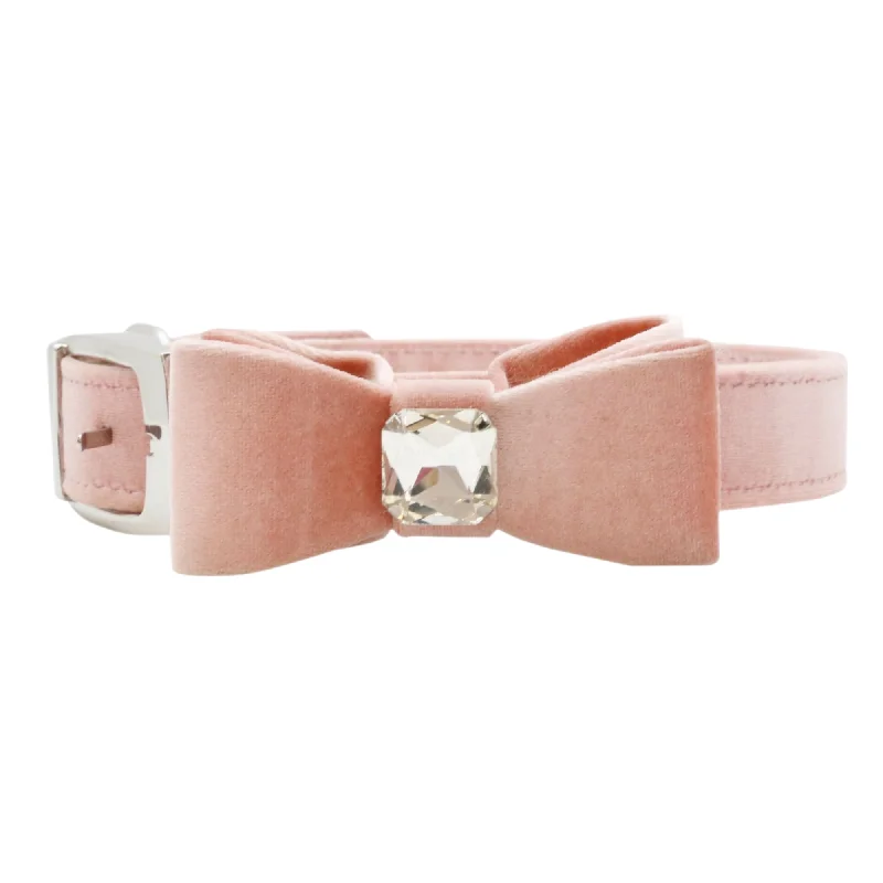 escape-proof dog harness for small dogs Lisa Velvet Diamond Bowtie Pink Dog Collar/Leash escape-proof dog harness for small dogs Lisa Velvet Diamond Bowtie Pink Dog Collar/Leash