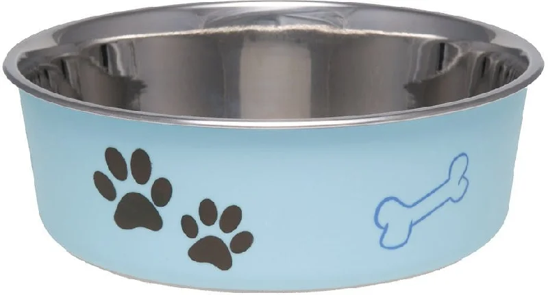 best dog dental chews for plaque removal Loving Pets Murano Blue Bella Bowl