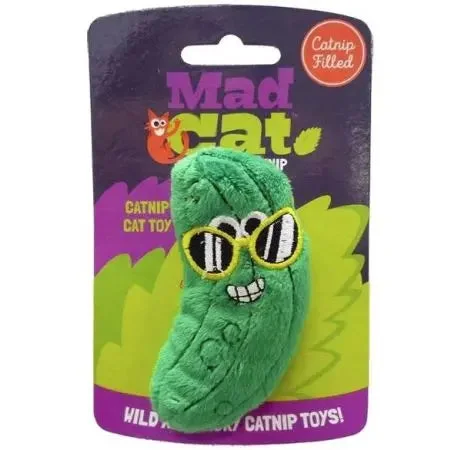 portable pet water bottle with filter Mad Cat Cool Cucumber Cat Toy