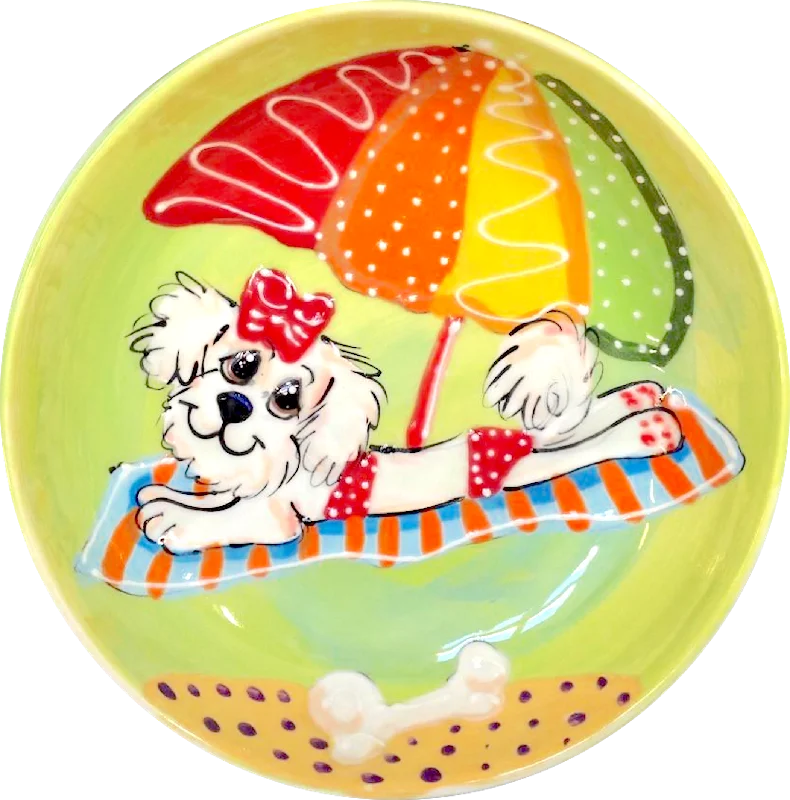 bird cage swing ladder natural wood Maltese Dog Bowl