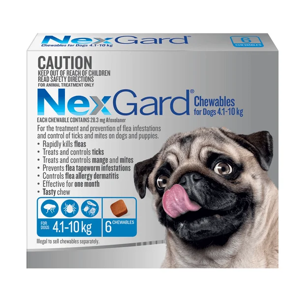 best dog food for sensitive stomach Nexgard Chews Small Dog 4.1 - 10kg