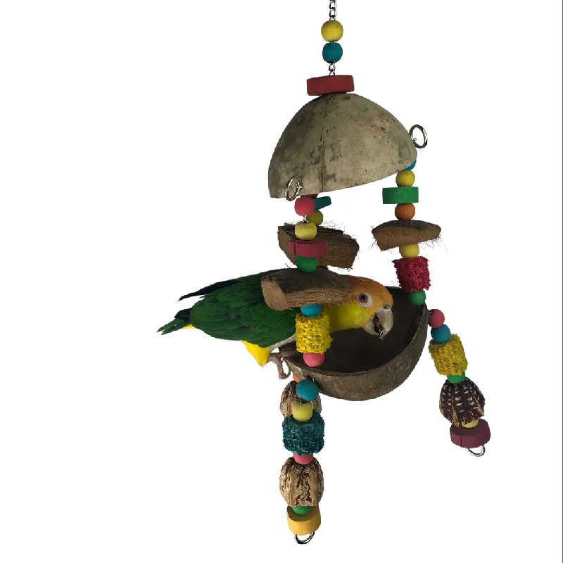 heavy-duty dog leash for pulling Ninos Java Fruit Salad Forage Toy for Birds