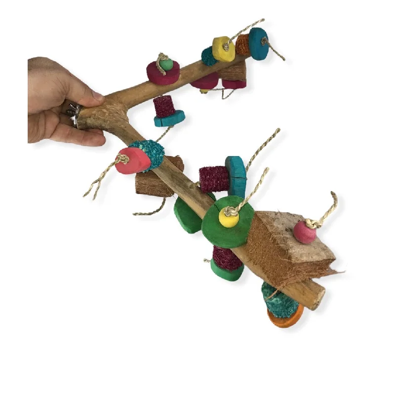 best eco-friendly cat litter Ninos Java Multi Branch Perch with Toys for Birds Small best eco-friendly cat litter Ninos Java Multi Branch Perch with Toys for Birds Small