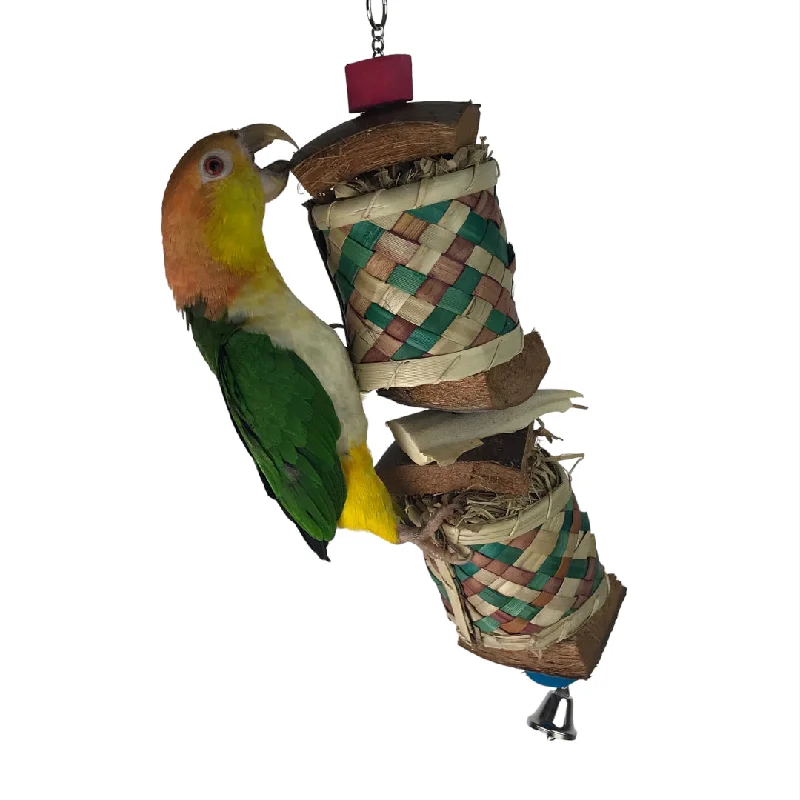 extra-soft dog chew toy for teething Ninos Java Tom Tom Foraging Toy for Birds Large extra-soft dog chew toy for teething Ninos Java Tom Tom Foraging Toy for Birds Large