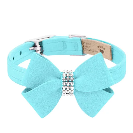 best diet food for senior dogs Nouveau Bow Collar: Tiffy Blue