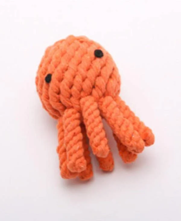 ceramic slow feeder bowl for dogs Octopus Rope Dog Toy