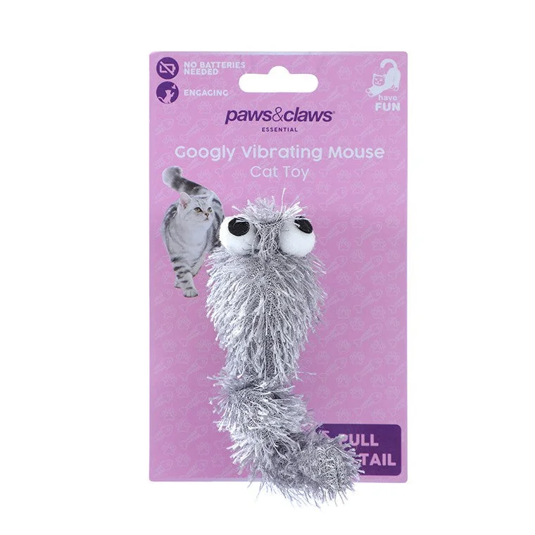 large breed dog food grain-free Googly Vibrating Mouse Cat Toy, Asstd