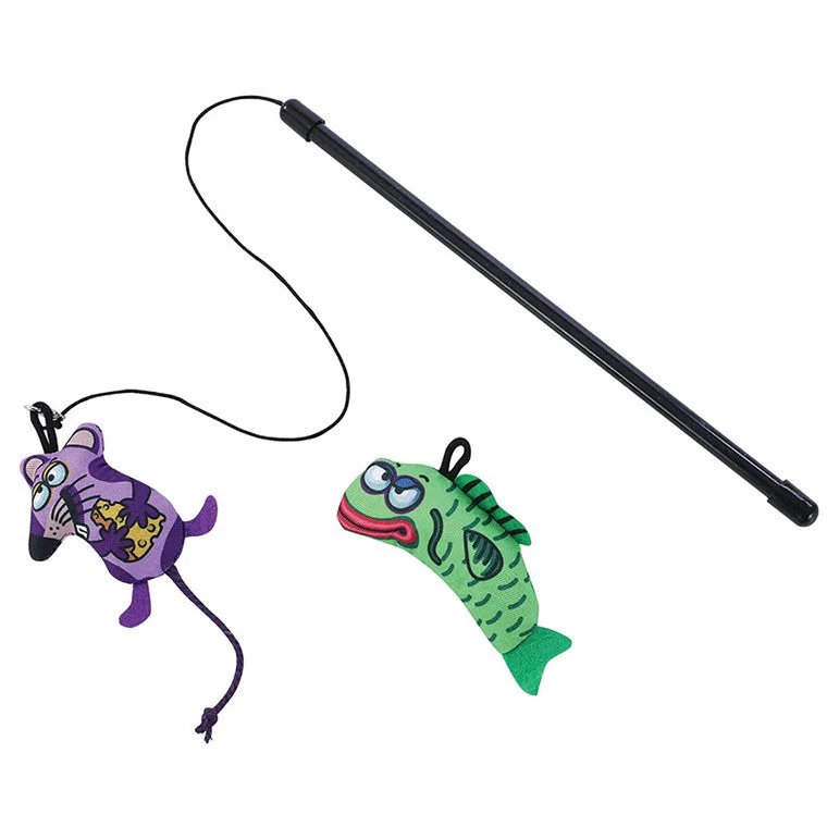 best parrot chew toys for beak health Swap & Swish  Changeable Dangler, Mouse/Fish  Changeable, 2pk
