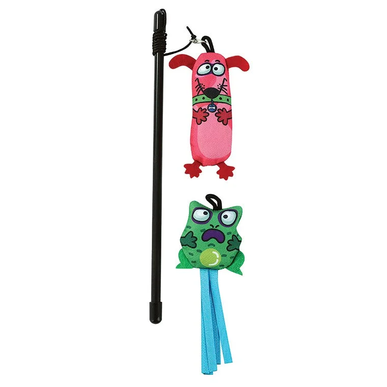 dog seatbelt clip for car safety Swap & Swish  Changeable Dangler, Dog/Frog  Changeable, 2pk