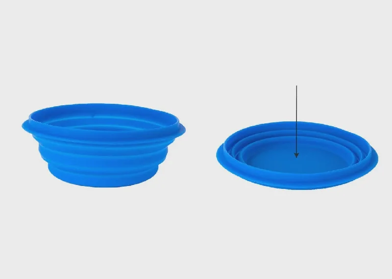 bird nesting box for parakeets Pet One Silicone Bowl - Round Travel Bowl