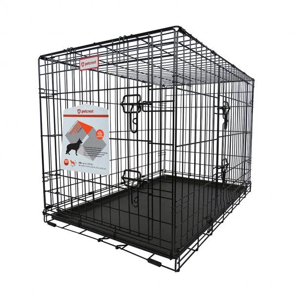 fish tank vacuum cleaner Petcrest Double Door Dog Crate