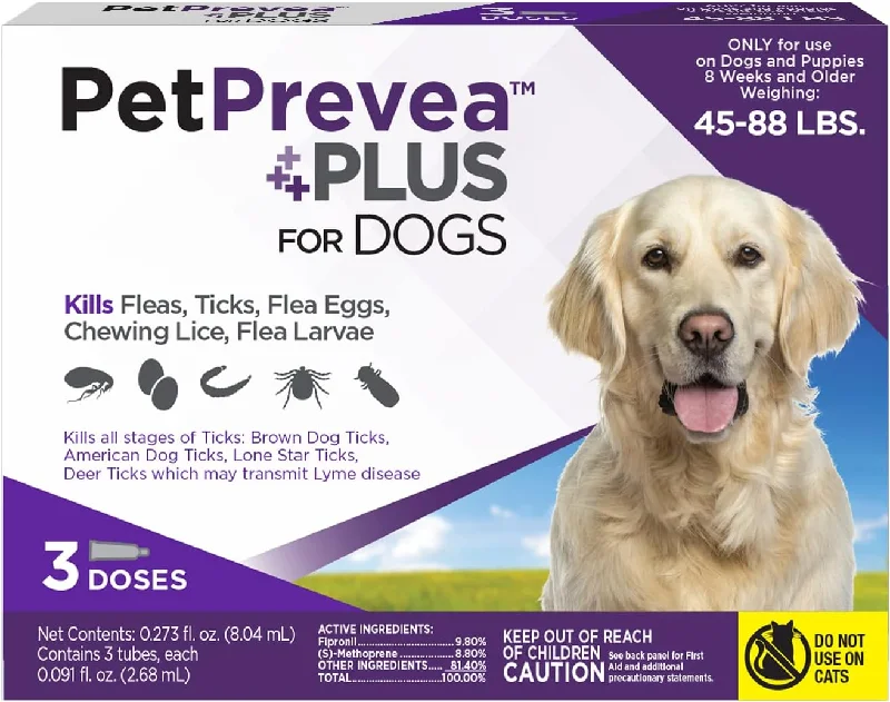 best dog ear cleaner solution PetPrevea Plus Topical Treatment for Dogs 45-88 lbs