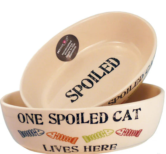 cat scratching pad durable PetRageous® One Spoiled Pet Cat Dish 2 Cups SALE