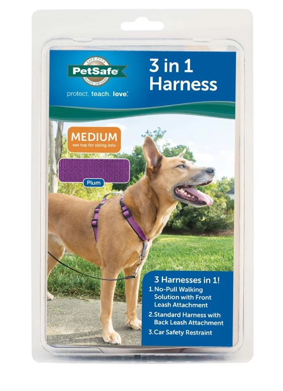 non-toxic reptile decor cave PetSafe 3in1 Dog Harness Plum 1ea/MD