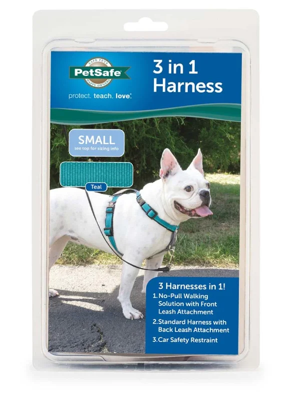 self-warming cat mat cozy PetSafe 3in1 Dog Harness Teal 1ea/SM