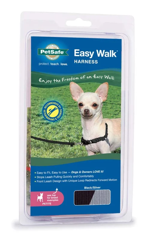 dog cooling bandana for hot weather PetSafe Easy Walk Dog Harness Black/Silver 1ea/Petite
