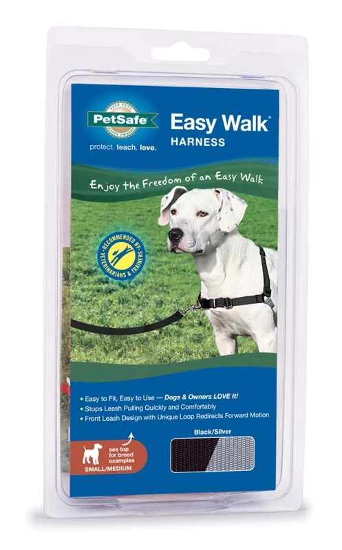 best automatic fish tank cleaner PetSafe Easy Walk Dog Harness Black/Silver 1ea/SM/MD