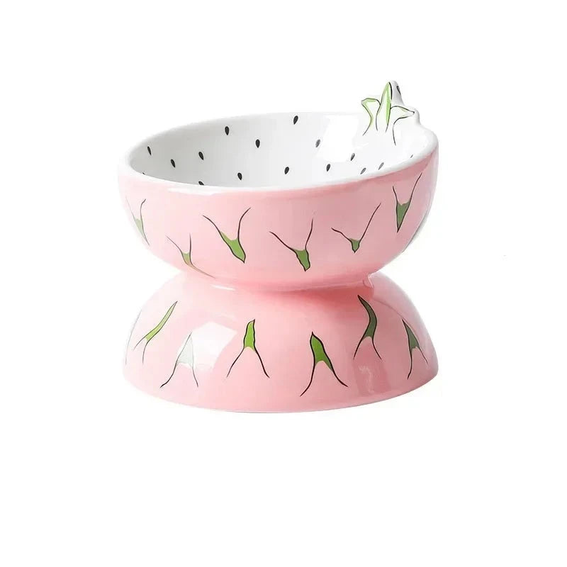 best betta fish tank setup Pink Cat Feeding Bowl
