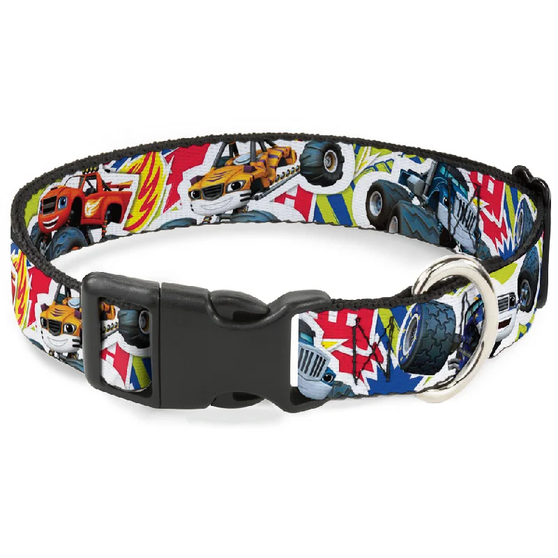travel dog water bottle leak-proof Plastic Clip Collar - Blaze & 5-Trucks/Flames Collage Green/Multi Color travel dog water bottle leak-proof Plastic Clip Collar - Blaze & 5-Trucks/Flames Collage Green/Multi Color