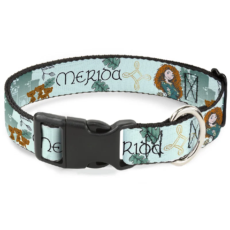 dog harness with handle for control Plastic Clip Collar - Brave Merida Castle and Three Bear Brothers Pose with Script Greens dog harness with handle for control Plastic Clip Collar - Brave Merida Castle and Three Bear Brothers Pose with Script Greens