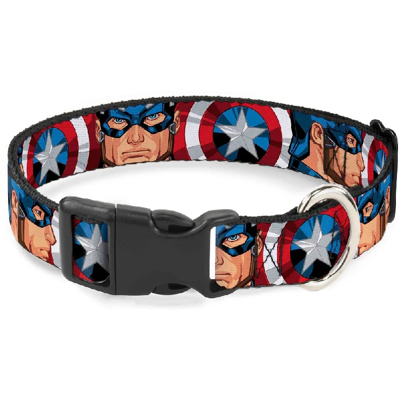 rabbit food pellets high fiber Plastic Clip Collar - Captain America Face Turns/Shield CLOSE-UP rabbit food pellets high fiber Plastic Clip Collar - Captain America Face Turns/Shield CLOSE-UP