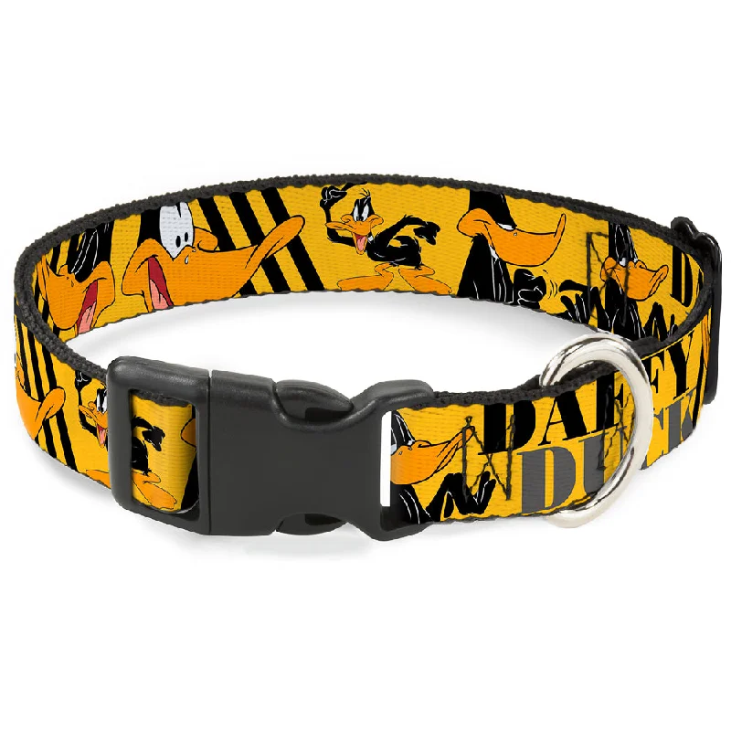 elevated dog food bowls stainless steel Plastic Clip Collar - DAFFY DUCK w/Poses Yellow/Black elevated dog food bowls stainless steel Plastic Clip Collar - DAFFY DUCK w/Poses Yellow/Black