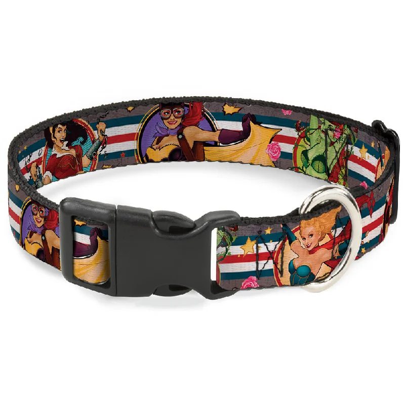 rabbit bedding dust-free Plastic Clip Collar - DC Bombshell Pin-Up Girls