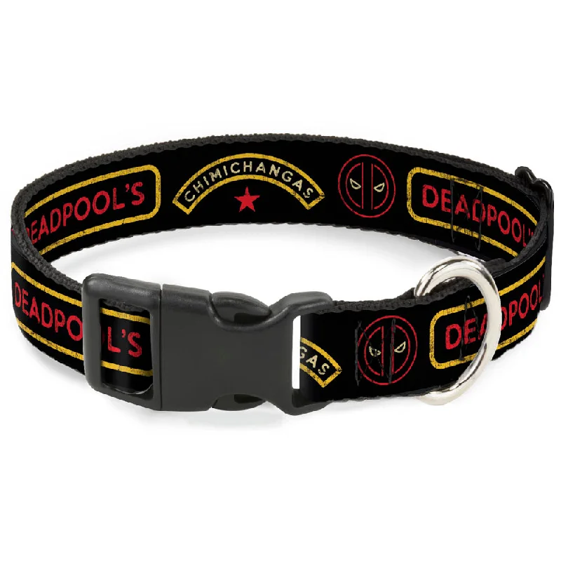aquarium LED lights energy efficient Plastic Clip Collar - DEADPOOL'S CHIMICHANGAS and Logo Black/Gold/Red aquarium LED lights energy efficient Plastic Clip Collar - DEADPOOL'S CHIMICHANGAS and Logo Black/Gold/Red