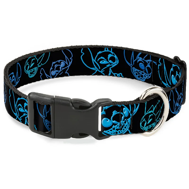 best organic dog treats Plastic Clip Collar - Electric Stitch Poses Black/Neon Blue best organic dog treats Plastic Clip Collar - Electric Stitch Poses Black/Neon Blue