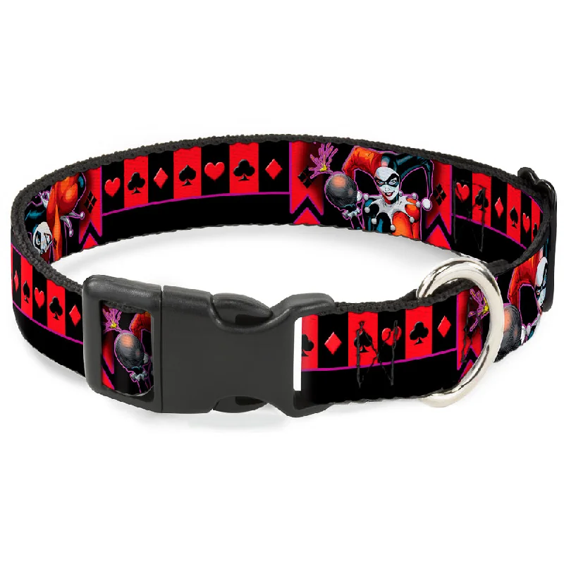 chew-proof leash for large dogs Plastic Clip Collar - HARLEY QUINN Bomb Poses/Suits Black/Purple/Red chew-proof leash for large dogs Plastic Clip Collar - HARLEY QUINN Bomb Poses/Suits Black/Purple/Red