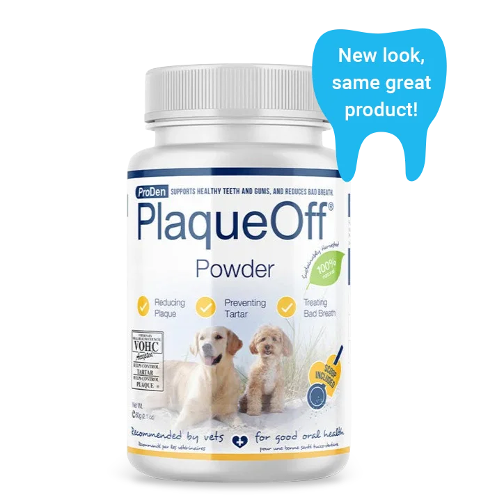 easy-to-clean reptile substrate ProDen PlaqueOff Powder for Dogs