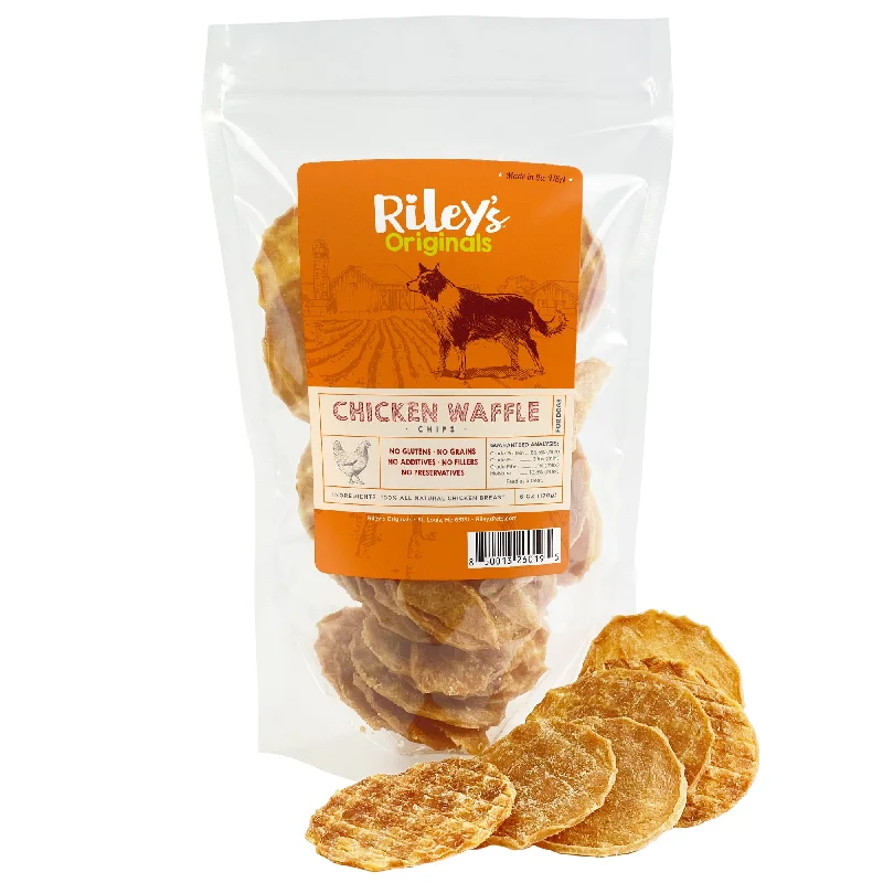 automatic cat water fountain Waffle Chicken Chips (6oz)