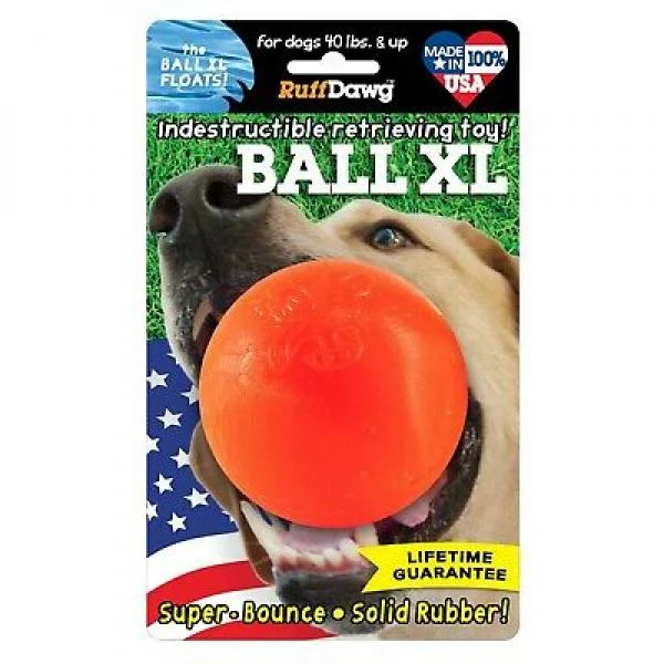 ceramic slow feeder bowl for dogs RuffDawg Ball XL 3.5"