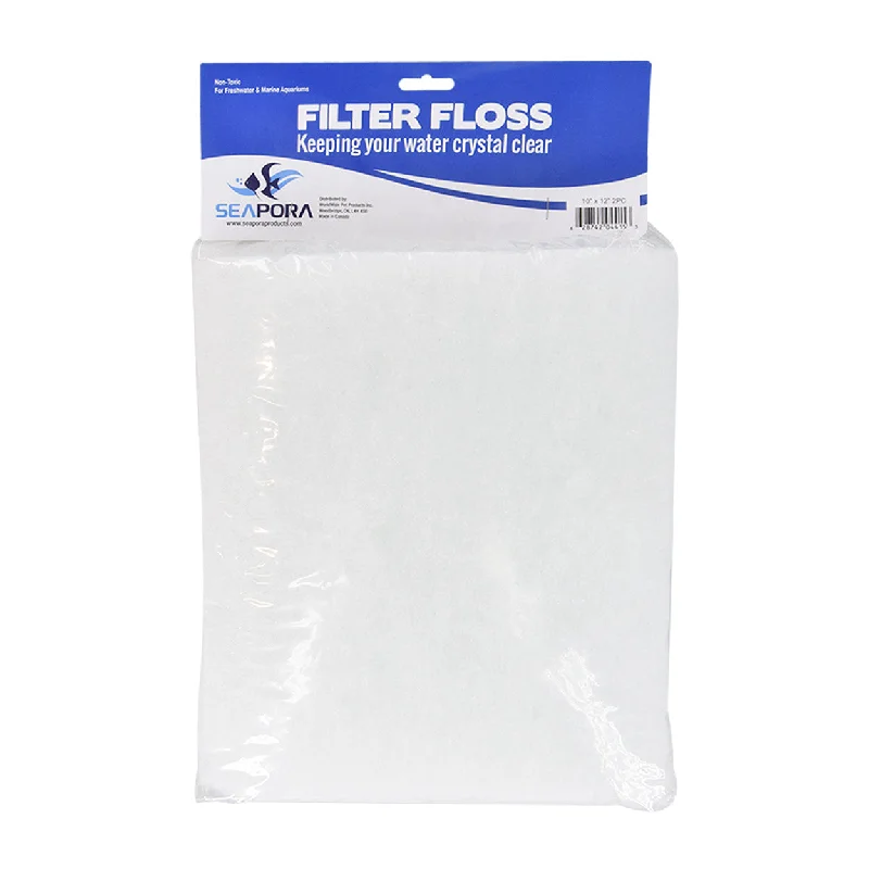 pet playpen for small animals Seapora Filter Floss - 10" x 12"
