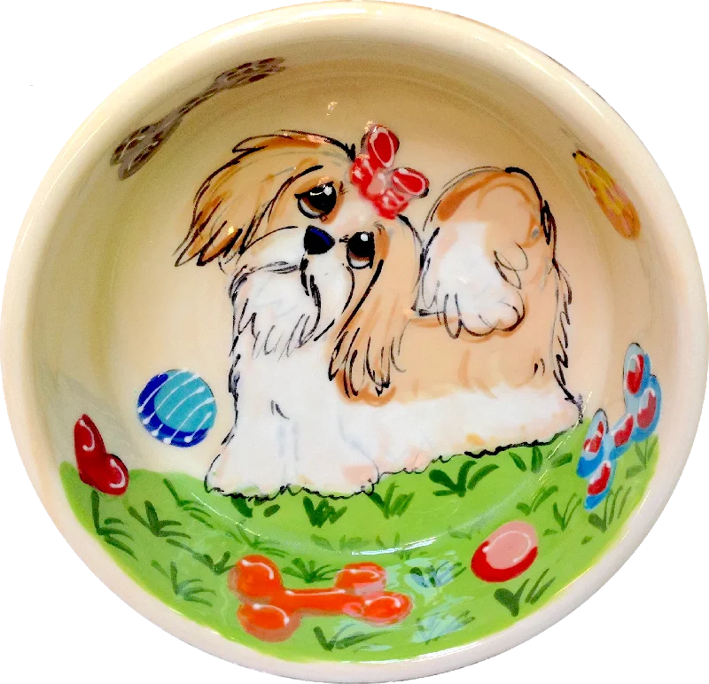 aquarium driftwood for natural decor Shih Tzu Dog Bowl