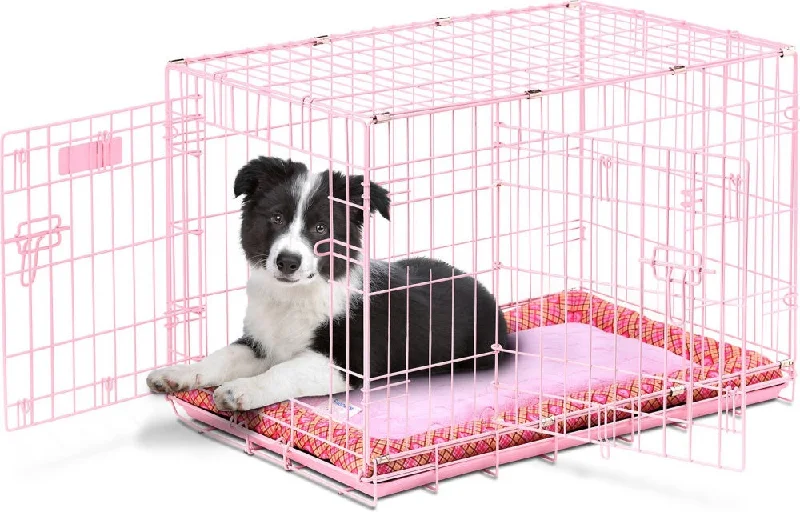 no-spill cat water bowl Precision Pet Products ProValu Blue or Pink Dog Crate