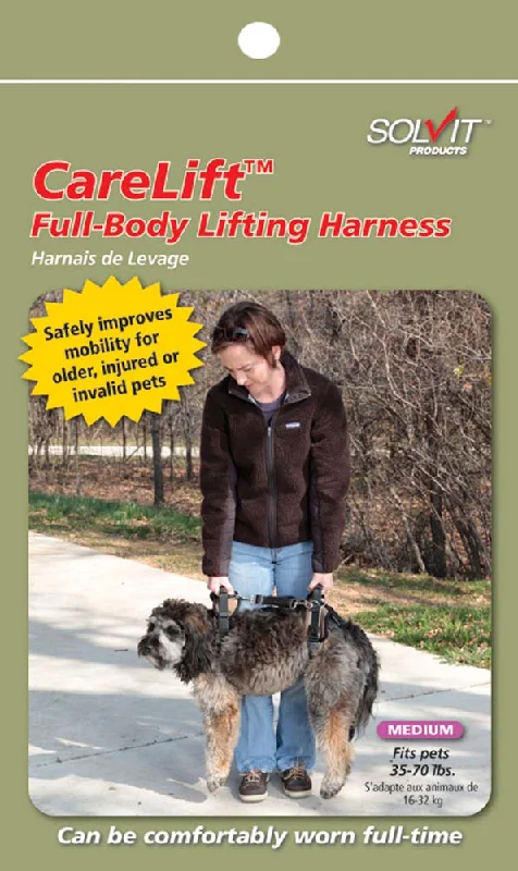 automatic dog door sensor-activated Solvit Products CareLift Full Body Dog Harness Brown 1ea/MD