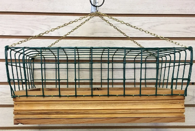bird cage stand rolling Songbirds Only Platform Feeder - Large
