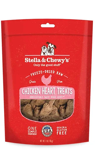 extra-soft pet snuggle blanket Stella & Chewy's Single-Ingredient Treats: Chicken Heart