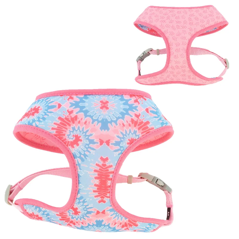high-fiber cat treats for digestion Coastal Pet Products Sublime Reversible Dog Harness, Pink Tie Dye with Pink Arrows