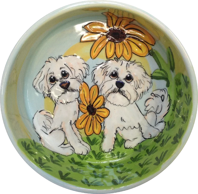 dog playpen for outdoor use Sunflower Garden Dog Bowl