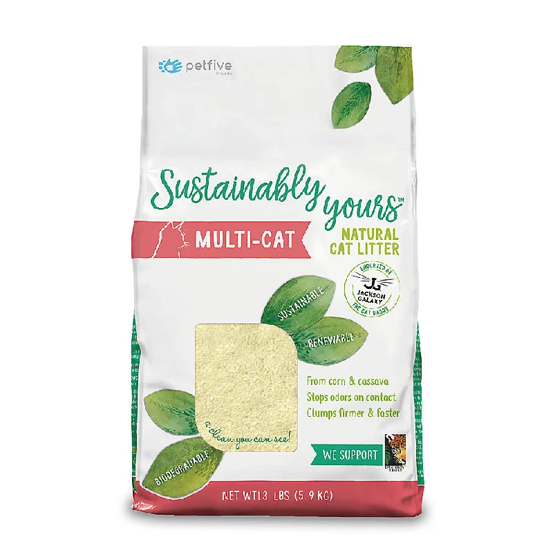 extra-soft pet snuggle blanket Sustainably Yours Natural Litter 13lb